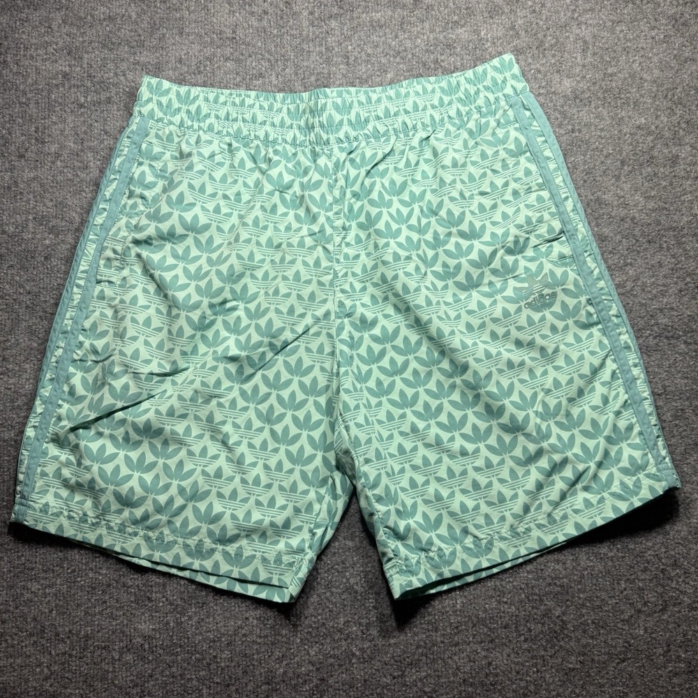Adidas Originals Graphics Monogram Allover Print Shorts Size Large